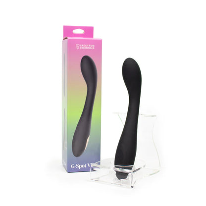 Spectrum Essentials Rechargeable Silicone G-Spot Vibrator Purple | Body-Safe Silicone Pleasure