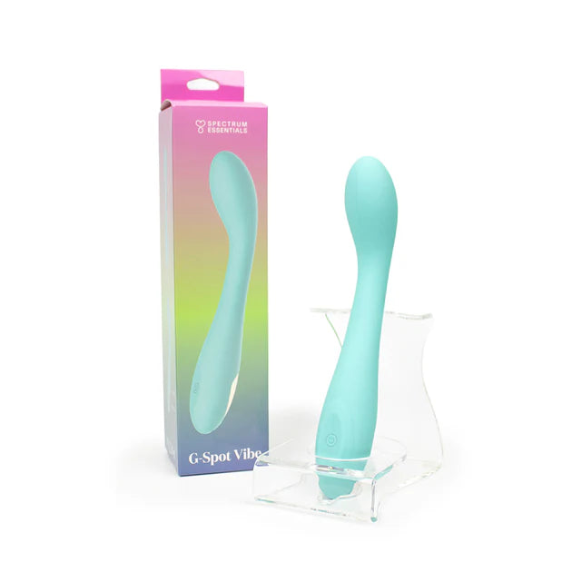 Spectrum Essentials Rechargeable Silicone G-Spot Vibrator Purple | Body-Safe Silicone Pleasure