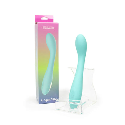 Spectrum Essentials Rechargeable Silicone G-Spot Vibrator Purple | Body-Safe Silicone Pleasure