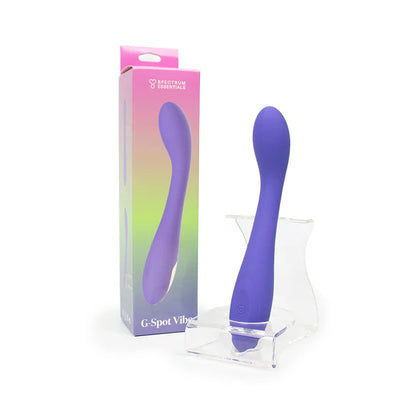 Purple Spectrum Essentials curved silicone vibrator
