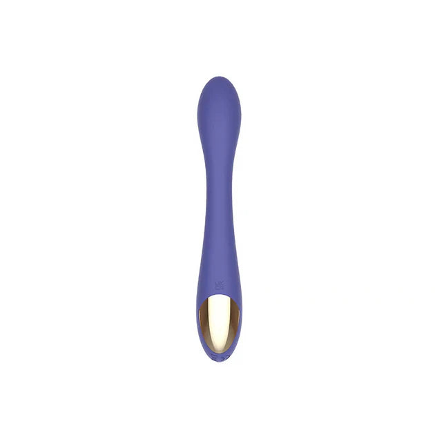 Rechargeable G-spot vibrator with body-safe silicone finish