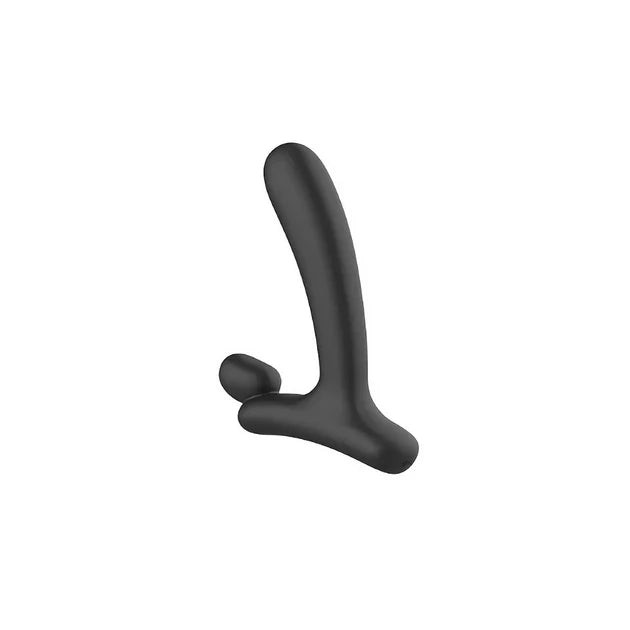 Rechargeable body-safe silicone anal vibrator