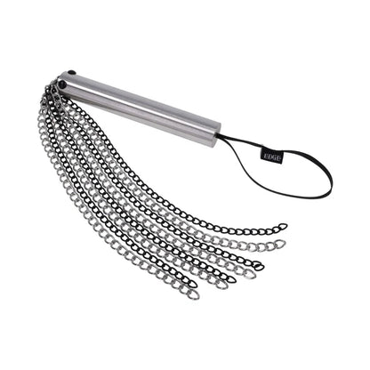 metal bdsm flogger close up chain detail

