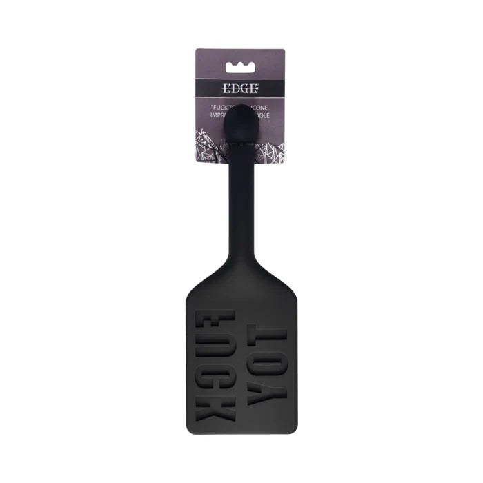 silicone bdsm paddle impact play textured surface toy
