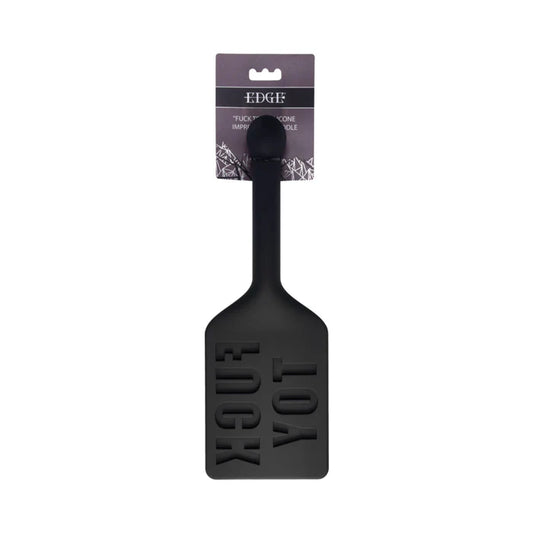silicone bdsm paddle impact play textured surface toy
