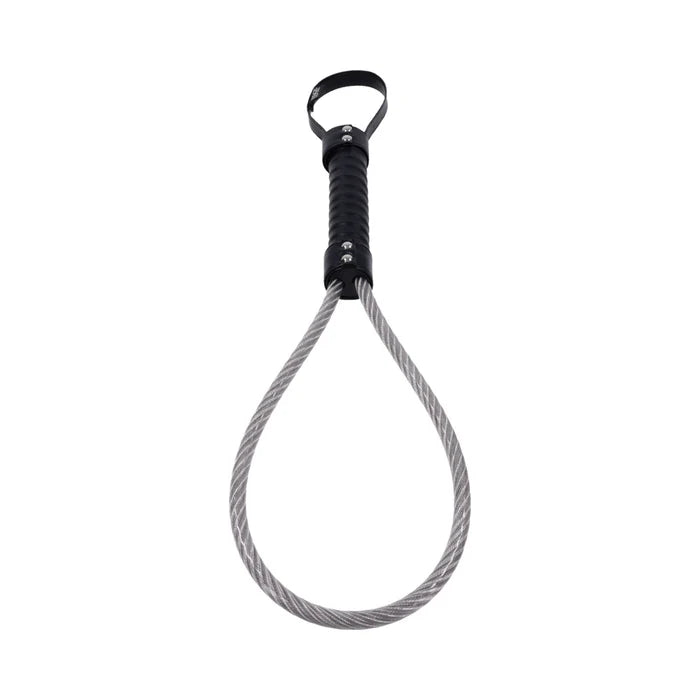 impact play metal loop spanker handle detail
