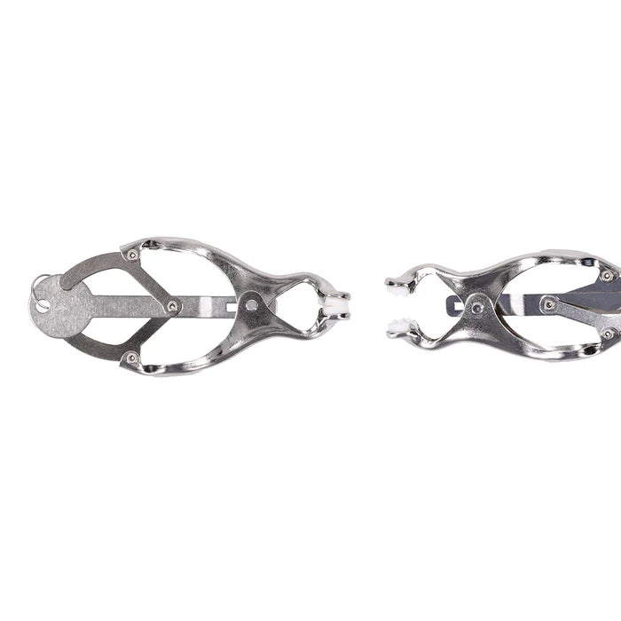 adjustable bdsm clamps tension play device

