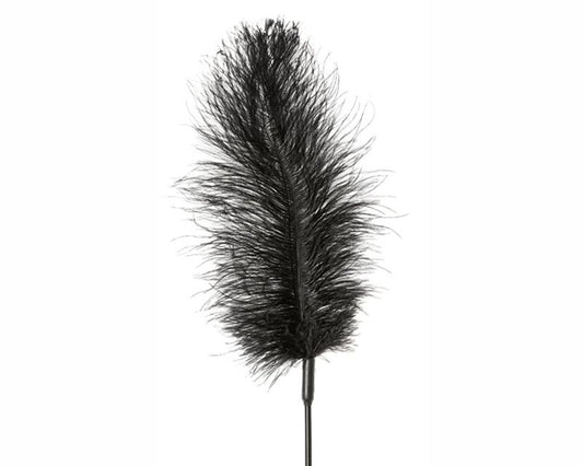 Sportsheets Ostrich Feather Tickler - Black