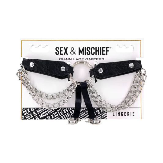 sportsheets chain lace garters restraint