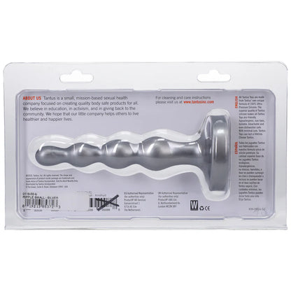 Tantus Ripple Small 8 in. Anal Beads Dildo Firm