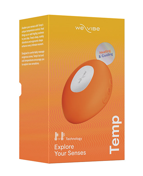 Tangerine We-Vibe Temp rechargeable warming vibrator