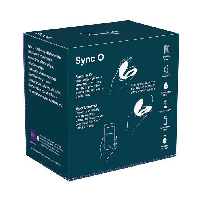 We-Vibe Sync O Rechargeable Remote Control Couples Vibrator Velvet Green