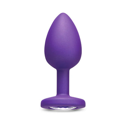 b-Vibe Jewel Butties Bundle of body-safe silicone butt plugs with decorative jewel bases and progressive sizing.