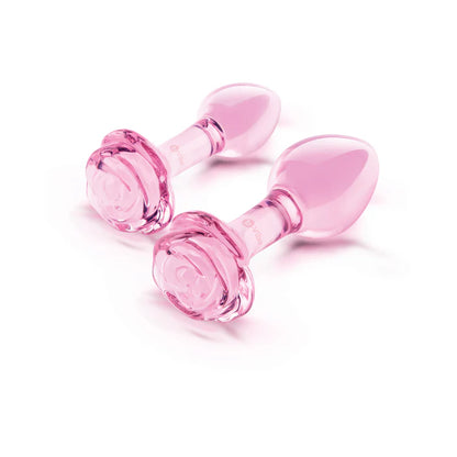 Pink Roses Training Plug Set