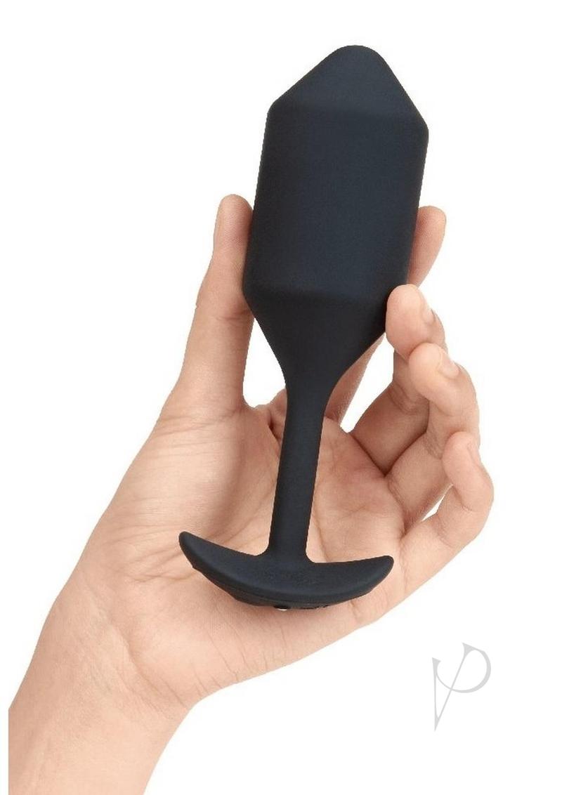 Vibrating Snug Plug 4 Rechargeable Weighted Silicone Anal Plug