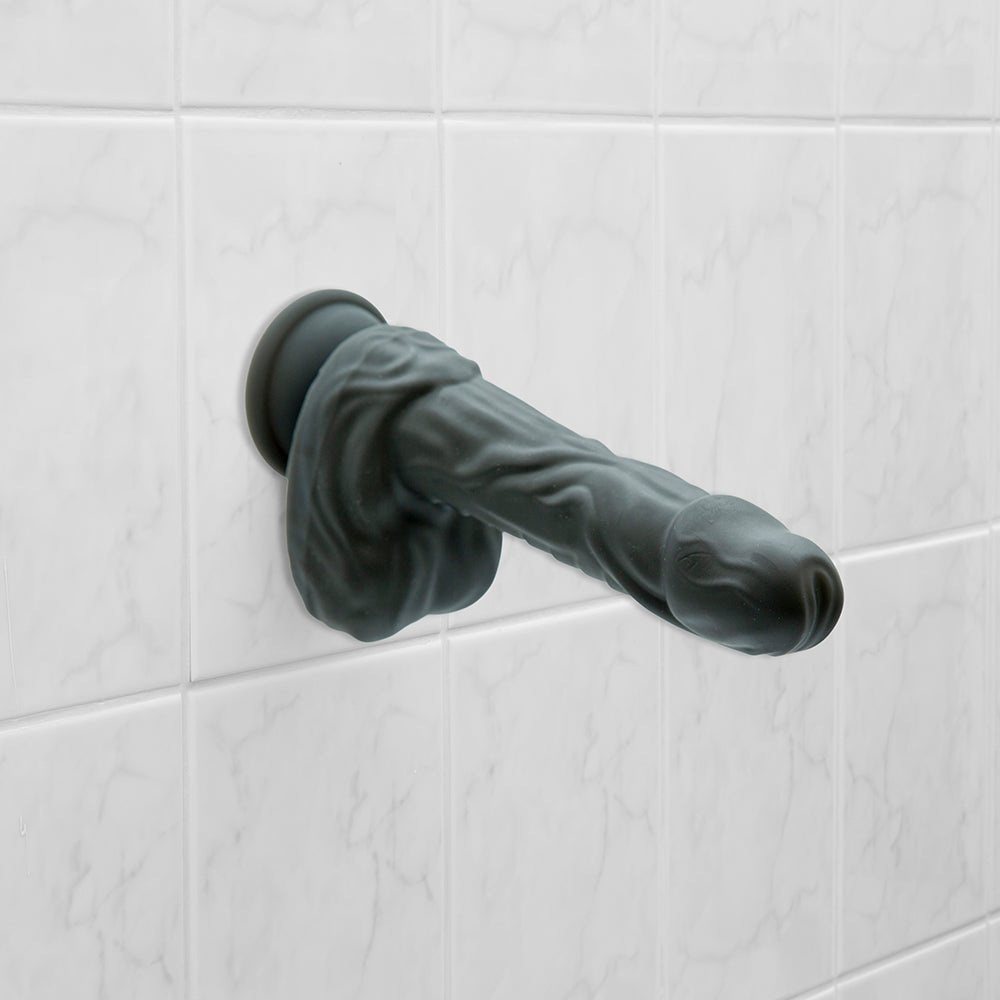 Naked Addiction Noir 8.6 In. Rotating And Thrusting Vibrating Dildo With Remote