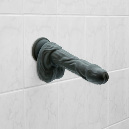 Naked Addiction Noir 8.6 In. Rotating And Thrusting Vibrating Dildo With Remote