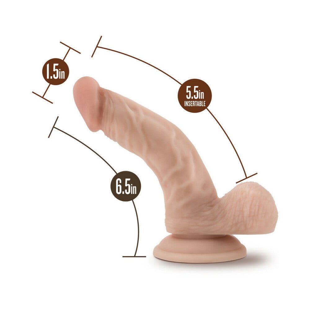The Boy in Blue 6.5" Dildo with Suction Cup