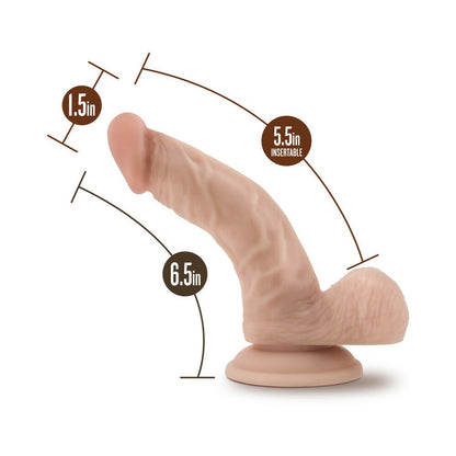 The Boy in Blue 6.5" Dildo with Suction Cup