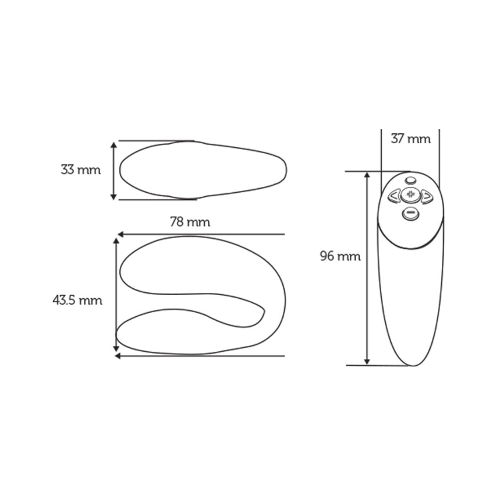 We-Vibe Chorus App Controlled Couples Vibrator