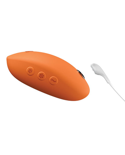 Waterproof We-Vibe Temp silicone vibrator in Tangerine